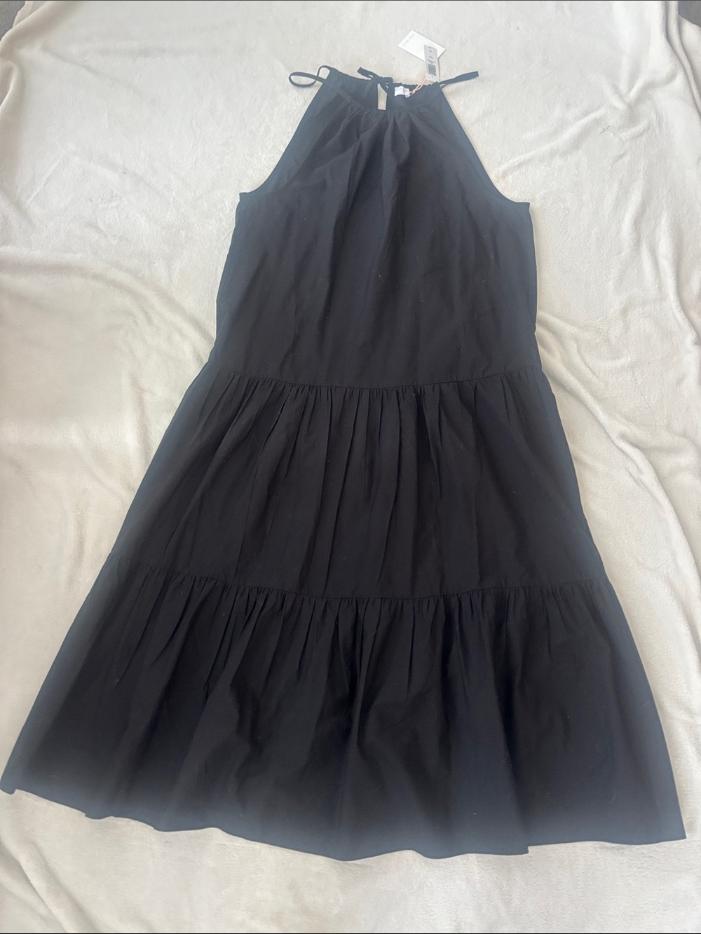 Aritzia Plumeria Poplin Dress - Size Small, Black